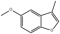 3-メチル-5-メトキシベンゾフラン 化學(xué)構(gòu)造式