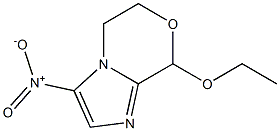 8H-Imidazo[2,1-c][1,4]oxazine,8-ethoxy-5,6-dihydro-3-nitro-(9CI) Struktur