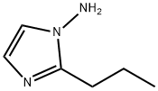 1H-Imidazol-1-amine,2-propyl-(9CI) Struktur