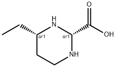 2-Pyrimidinecarboxylicacid,4-ethylhexahydro-,(2R,4S)-rel-(9CI) Struktur