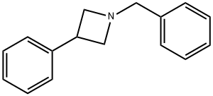 1-Benzyl-3-phenylazetidine Struktur