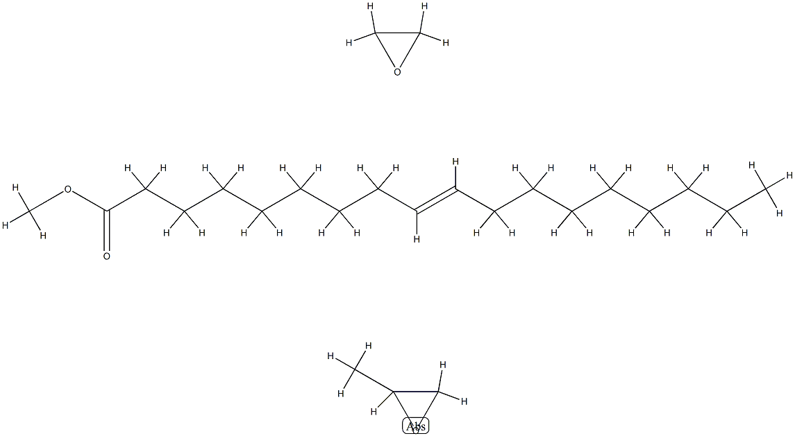 Polyethylen-polypropylenglykol-methyletheroleat Struktur