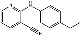 3-Pyridinecarbonitrile,2-[(4-ethylphenyl)amino]-(9CI) Struktur