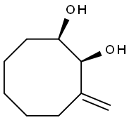 1,2-Cyclooctanediol, 3-methylene-, (1R,2S)-rel- (9CI) Struktur