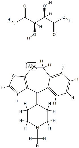 Pipethiadene Struktur