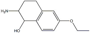 1-Naphthalenol,2-amino-6-ethoxy-1,2,3,4-tetrahydro-(9CI) Struktur