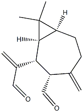 (1S,7S)-3β-Formyl-8,8-dimethyl-α,4-bis(methylene)bicyclo[5.1.0]octane-2β-acetaldehyde Struktur