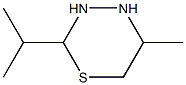 2H-1,3,4-Thiadiazine,tetrahydro-5-methyl-2-(1-methylethyl)-(9CI) Struktur