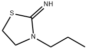 2-Thiazolidinimine,3-propyl-(9CI) Struktur