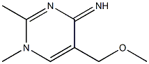 4(1H)-Pyrimidinimine,5-(methoxymethyl)-1,2-dimethyl-(9CI) Struktur