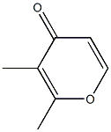 4H-Pyran-4-one,2,3-dimethyl-(9CI) Struktur