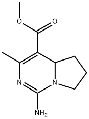 Pyrrolo[1,2-c]pyrimidine-4-carboxylic acid, 1-amino-4a,5,6,7-tetrahydro-3- Struktur