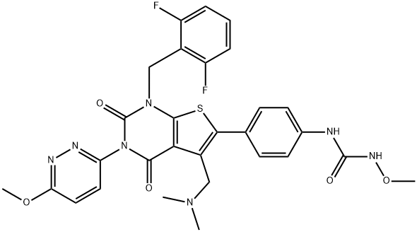 Relugolix Structure