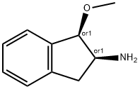 1H-Inden-2-amine,2,3-dihydro-1-methoxy-,(1R,2S)-rel-(9CI) Struktur