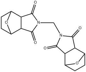 N,N'-Methylenebis[7-oxabicyclo[2.2.1]heptane-2,3-dicarbimide] Struktur