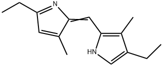 1H-Pyrrole,4-ethyl-2-[(5-ethyl-3-methyl-2H-pyrrol-2-ylidene)methyl]-3-methyl-(9CI) Struktur