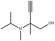 3-Butyn-1-ol,2-methyl-2-[methyl(1-methylethyl)amino]-(9CI) Struktur