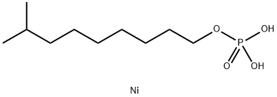 Phosphoric acid, isodecyl nickel(2+) salt (2:3) Struktur