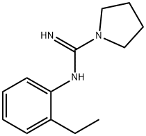 1-Pyrrolidinecarboximidamide,N-(2-ethylphenyl)-(9CI) Struktur