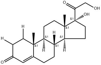 17A-HYDROXY-11-DEOXYCORTICOSTERONE-*(1,2-3H(N)) Struktur