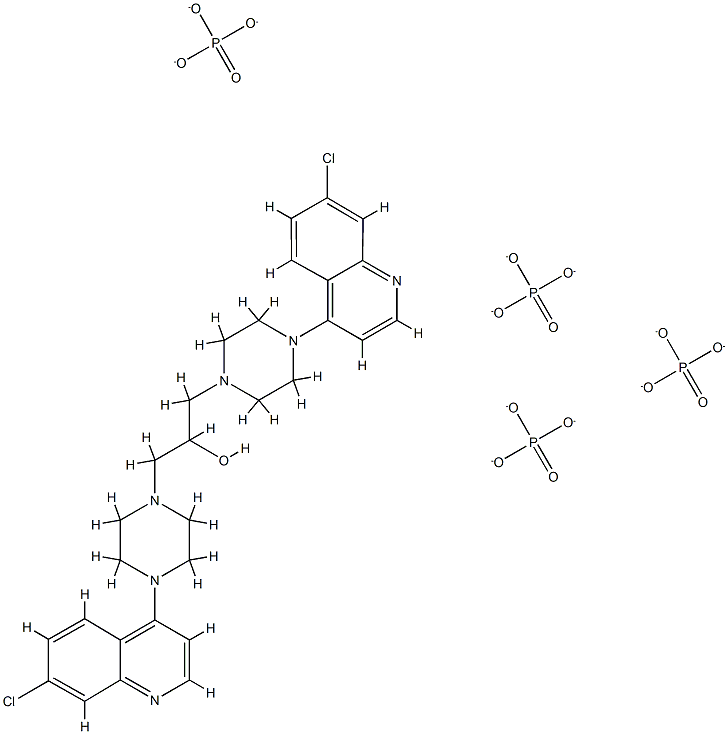 hydroxypiperaquine Struktur