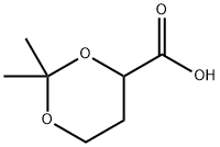 1,3-Dioxane-4-carboxylicacid,2,2-dimethyl-(9CI) Struktur