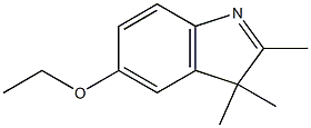 3H-Indole,5-ethoxy-2,3,3-trimethyl-(9CI) Struktur