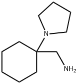 1-[1-(1-pyrrolidinyl)cyclohexyl]methanamine(SALTDATA: 2HCl) Struktur