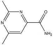 4-Pyrimidinecarboxamide,2,6-dimethyl-(6CI,7CI,9CI) Struktur