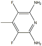 2,6-Pyridinediamine,3,5-difluoro-4-methyl-(9CI) Struktur