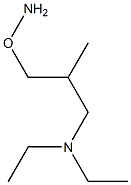 1-Propanamine,3-(aminooxy)-N,N-diethyl-2-methyl-(9CI) Struktur