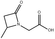 1-Azetidineaceticacid,2-methyl-4-oxo-(9CI) Struktur