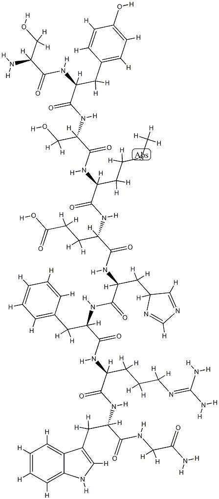 ACTH amide (1-10), Phe(7)- Struktur