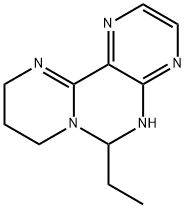 4H-Pyrimido[1,2-c]pteridine,6-ethyl-6,8,9,10-tetrahydro-(9CI) Struktur