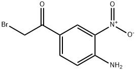 alpha-bromo-4-amino-3-nitroacetophenone Struktur