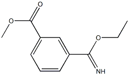 methyl 3-(ethoxy(imino)methyl)benzoate Struktur