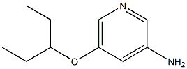 3-Pyridinamine,5-(1-ethylpropoxy)-(9CI) Struktur