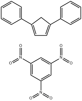 (4-phenyl-1-cyclopenta-1,3-dienyl)benzene, 1,3,5-trinitrobenzene Struktur