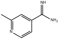 4-Pyridinecarboximidamide,2-methyl-(9CI) Struktur