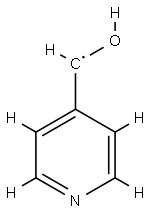 4-Pyridylmethanol Struktur