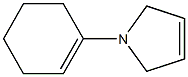 1H-Pyrrole,1-(1-cyclohexen-1-yl)-2,5-dihydro-(9CI) Struktur