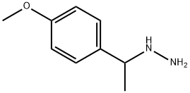 1-(1-(4-methoxyphenyl)ethyl)hydrazine Struktur