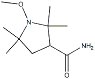 3-Pyrrolidinecarboxamide,1-methoxy-2,2,5,5-tetramethyl-(9CI) Struktur