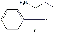 β-Amino-γ,γ-difluoro-benzenepropanol Struktur