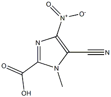 1H-Imidazole-2-carboxylicacid,5-cyano-1-methyl-4-nitro-(9CI) Struktur