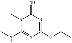 1,3,5-Triazin-2-amine,4-ethoxy-1,6-dihydro-6-imino-N,1-dimethyl-(9CI) Struktur