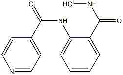 4-Pyridinecarboxamide,N-[2-[(hydroxyamino)carbonyl]phenyl]-(9CI) Struktur