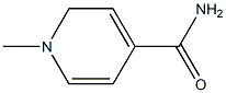 4-Pyridinecarboxamide,1,2-dihydro-1-methyl-(9CI) Struktur