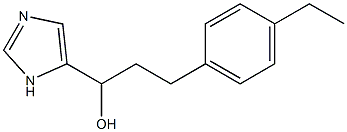 1H-Imidazole-4-methanol,alpha-[2-(4-ethylphenyl)ethyl]-(9CI) Struktur