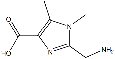 1H-Imidazole-4-carboxylicacid,2-(aminomethyl)-1,5-dimethyl-(9CI) Struktur